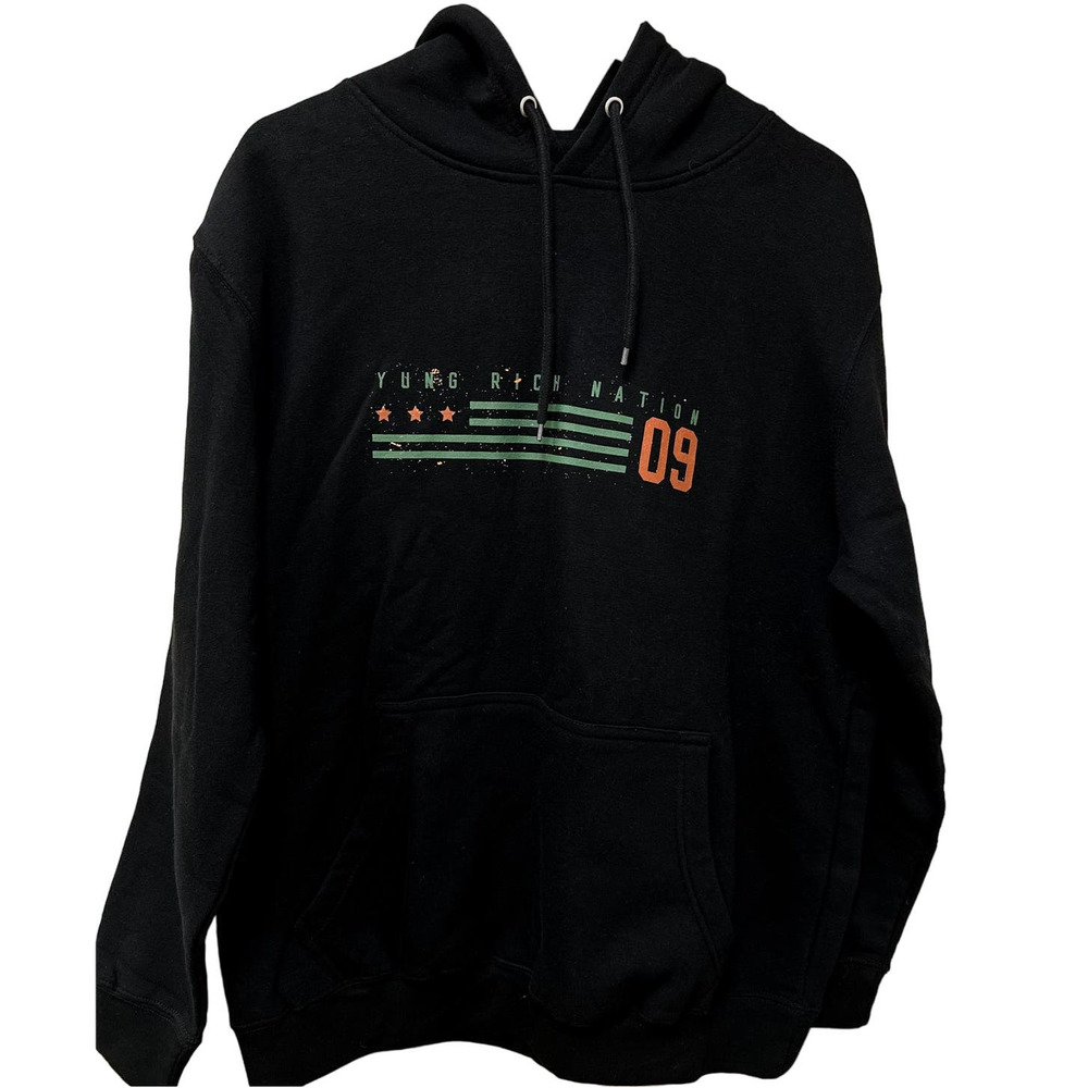 YRN-Yung Rich Nation-Global‎ Force Hoodie-Size Large Mens-NWT